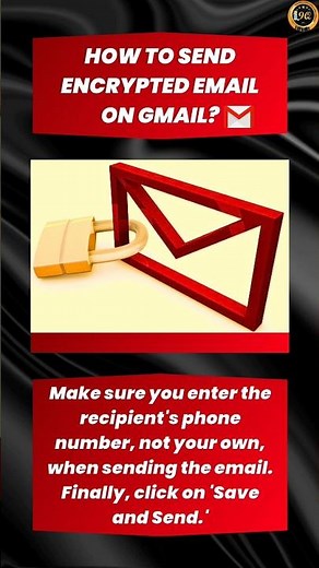 📧HOW TO SEND ENCRYPTED EMAIL ON GMAIL?📩 | #shorts #ytshorts #shortsfeed #gmail #email #encryption