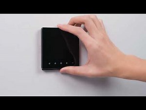 How to Install & Connect a Zigbee Glass Panel Thermostat | Hub Required