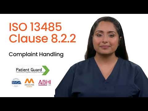 Understanding Quality Management Systems - ISO 13485 - Clause 8.2.2 - Complaint Handling