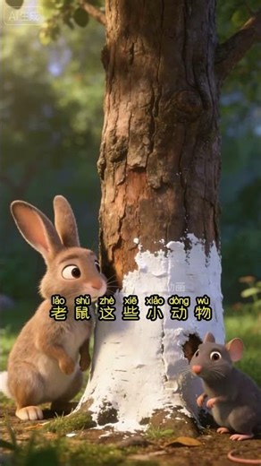 Why are tree trunks painted white#Popular science#Gain knowledge#Children s animation#Chil