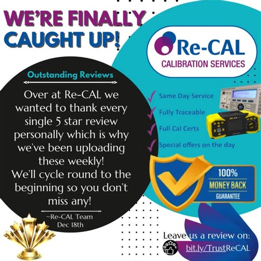 Di-Log Test Equipment on Instagram: "✨ 5-Star Reviews 🌟 🙌 Over at Re-CAL we're proud to show off our constant 5-star reviews each week, which is why we're likely going to start back at the begining, it's taken us a year and a half of posting a couple of these each week so there's likely ones you missed - Here's to a upcoming new year and plenty more 5-star reviews on their way!⭐⭐⭐⭐⭐ We'll start highlighting more Di-LOG 5-Star reviews from here on out, as well as post legacy reviews from Re-CAL