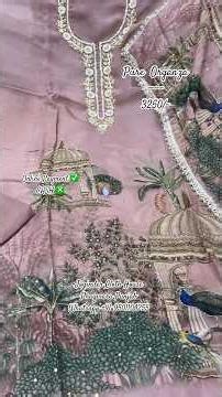 Peacock Digital Handwork Suits ♥️