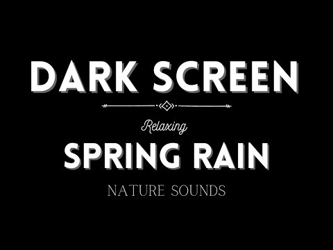 8 Hours of Gentle SPRING Rain, Rain Sounds for Sleeping - Beat insomnia, Relax, Study, Reduce Stress