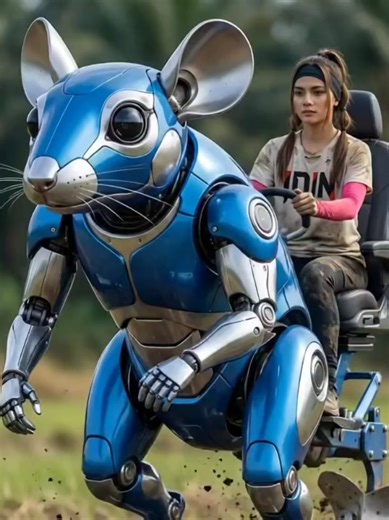 Robot Rat Plows Field _FutureTech #ai #robot #future #technology #2026