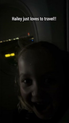 Hailey loves to travel anywhere!! She’s so good on long flights!! Slept 10 hours of 15 hour flight!!