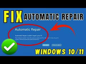 5 Ways to FIX Automatic Repair Loop in Windows 10/11 (100% Solves)