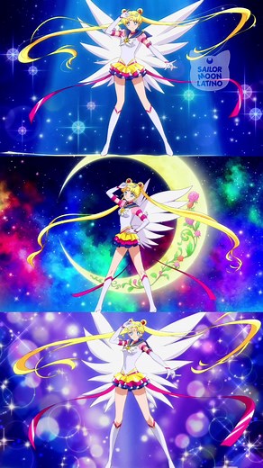 58K views · 1.4K reactions | Cuál es tu Favorita?  Las 3 transformaciones pertenecen a “Sailor Moon Cosmos Movie” 諾 #sailormoon #sailormoonlatino #anime | Sailor Moon Latino | Facebook