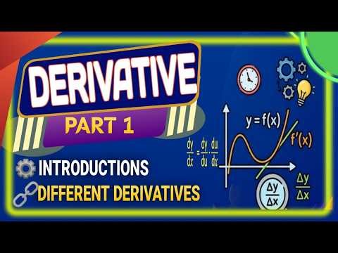 Derivatives – Introduction & Basic Differentiation |Calculus | Chapter 3 | Part 1