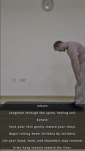 Pilates roll down (for beginners)