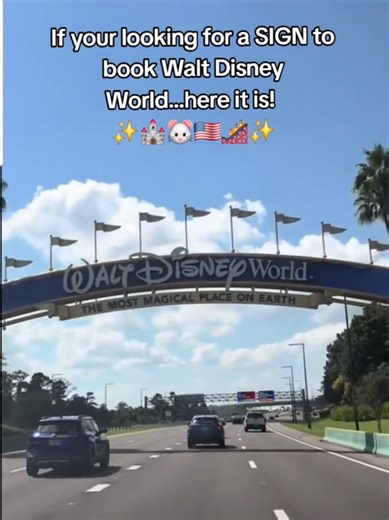Here's your SIGN. Book the trip! ✨️🐭🏰🇺🇲🎢✨️ #orlando #waltdisneyworld #disneyparks #disneyresort #disneyadult