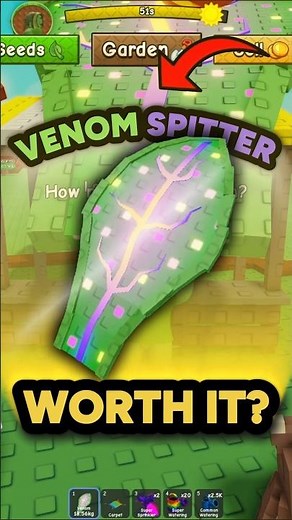Is the NEW Venom Spitter Worth It? 👀 | Grow A Garden 2