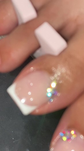 Rhinestone Pedicure Ideas and Inspiration