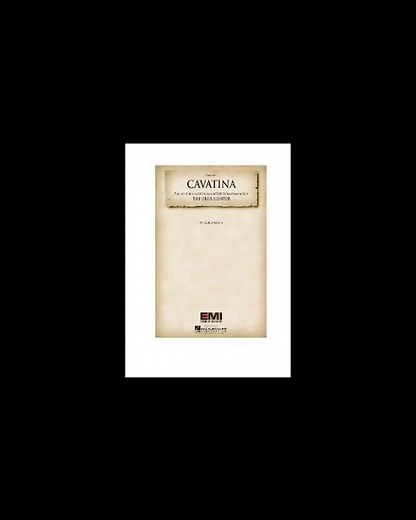 Cavatina (Stanley Myers)The Deer Hunter Piano Solo sheet music Noten partitura spartiti partition 楽譜