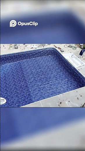 Inground Pool Liner Install #pool #swimmingpool