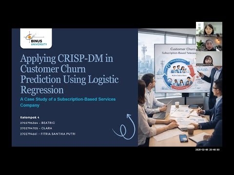 Applying CRISP-DM in Customer Churn Prediction Using Logistic Regression