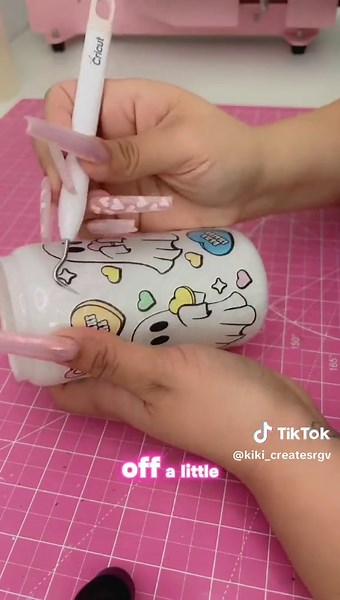 Trying out clear sublimation sticker paper ✨🫶🏻 I absolutely love love love how simple this was and the results were beautiful! Linked in my bio for you to check out. What I used 💗Koala Paper Clear Sublimation Sticker Paper 💗Koala Paper Sublimation Paper 💗Silhouette Studio 💗Cameo 4 Pro 💗Craft Express Pink Heat Tape 💗Heat Press Nation 15x15 Pink Press 💗White Holographic Glass Can from Besin tumblers 💗Epson ET-2720 Printer 💗Cosmos Ink Sublimation Ink 💗Clear Choice AT65 Transfer Tape . .