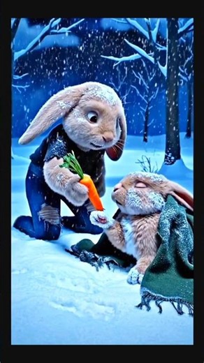 🐰 Heart Touching Rabbit Story of True Love 🥕 #shorts