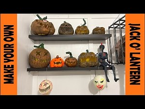 Jack O' Lantern DIY with Paper Mache FULL TUTORIAL
