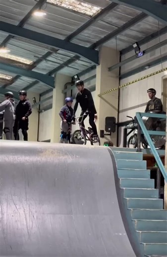 Extreme Cold BMX Stunt Flip
