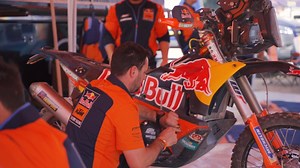84K views · 2.7K reactions | With riders travelling up to 900 kilometres per stage at the Dakar Rally, reliability is key. KTM Rally Team Leader Stefan Huber talks us through the maintenance carried out on the KTM 450 RALLY machines each day and how the team handles the workload. #KTM #ReadyToRace #GivesYouWings #Dakar2020 | KTM Factory Racing | Facebook
