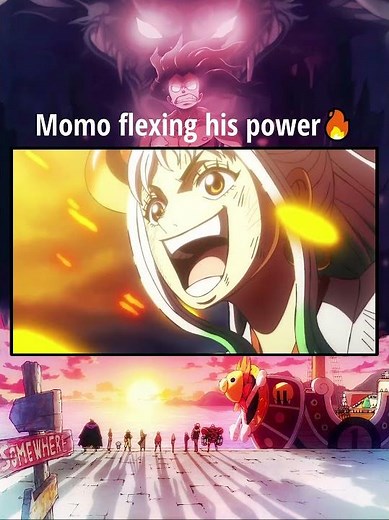 Momonosuke pink dragon form #onepiece #wano #onepieceedit #animeedit