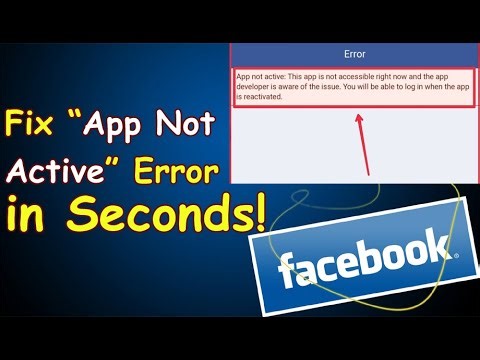 App Not Active Error? Here’s the Fixes for Facebook Login on Android | Android Data Recovery