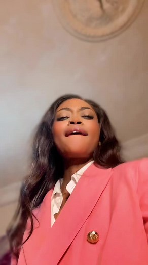 Bright Pink Blazer Fashion Statement