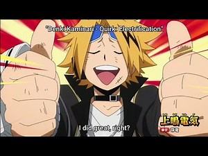 Denki being cute