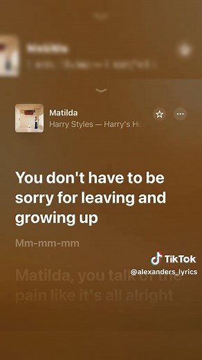 Matilda ( Lyrics ) #matilda #harrystyles #applemusic #lyrics #music