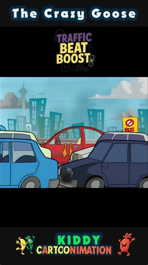 Traffic Beat Boost!#cartoon #crazygoose