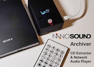 Raspberry Pi NanoSound music archiving system