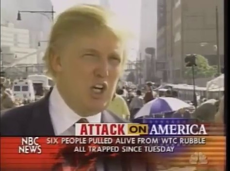 Donald Trump interview 2 days after 9_11 at ground zero