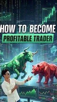 How to become a profitable tradr. #stockmarket #trading #learntrading #facts #profit