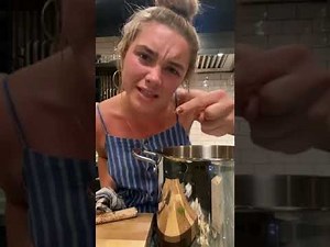 Florence Pugh cooking show #10 | Making Butternut Squash Soup on Instagram