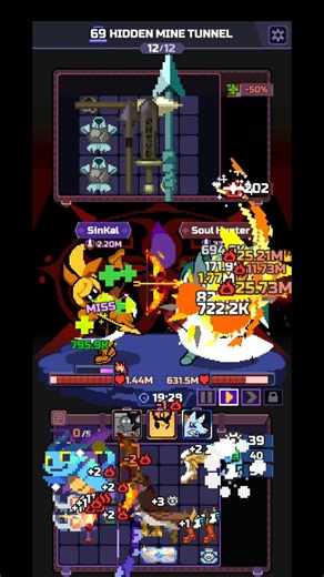 [ACROBAT FINISH] Floor 69 HIDDEN MINE TUNNEL Overgeared Hero: Merge RPG