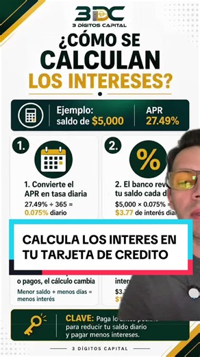 ✍️ CALCULA LOS INTERES EN TU TARJETA DE CREDITO #tarjetasdecredito #credito #latinosenusa #apr #deuda