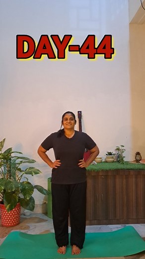 41 reactions | FAT TO FIT CHALLENGE DAY-44 #fitnesschallenge #yoga | Babita's green planet | Facebook