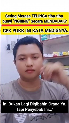 Cek Fakta Kesehatan Telinga Berdengung Tiba-Tiba? Bukan Lagi Diomongin Orang!#shorts