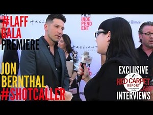 Jon Bernthal interviewed at #LAFF *Gala Premiere* of Shot Caller #ShotCaller