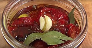 Réaliser des conserves de poivrons