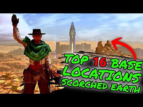 TOP 16 PVE and SOLO PLAYER Base Locations on SCORCHED EARTH in Ark Survival Ascended!!!