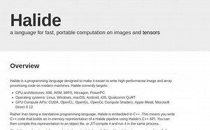 Halide 图像处理加速语言 使用演示