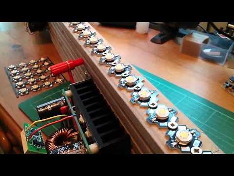 Sequencing 30 High Power LEDs with Arduino and LED Drivers #1