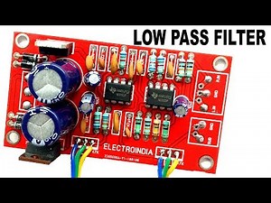 How to Make Low Pass Filter for Subwoofer with NE5532 IC | DIY ( ELECTROINDIA )