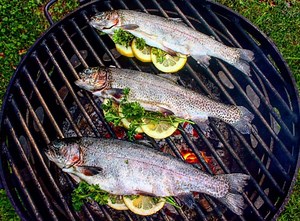 Wood Fire Herb Trout