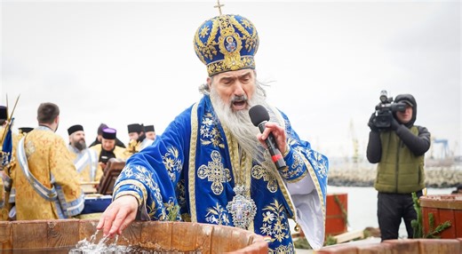 Imnul UE, pus la slujba de Bobotează oficiată de ÎPS Teodosie