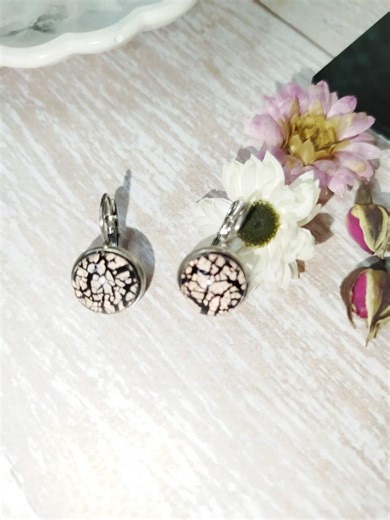 Dichroic Fused Glass Earrings, Handmade Delicate Jewelry for Every Day - Etsy