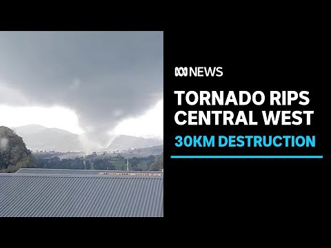 Tornado tears through Central West of NSW, damaging properties | ABC News