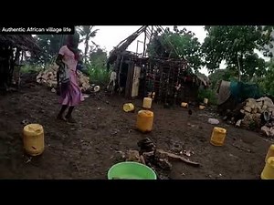 African Village Life 🌧️ Cooking a Simple Breakfast on a Rainy Morning