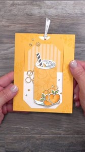Learn How to Make This Pull Out Surprise Fun Fold Slider Card #cardmaking #greetingcard #papercrafts #handmadecards | Lisa's Stamp Studio